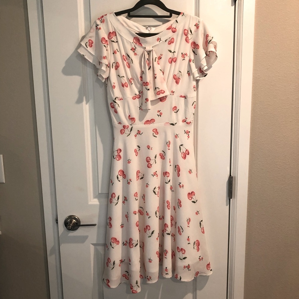 Unique Vintage A-Line Cherry Dress